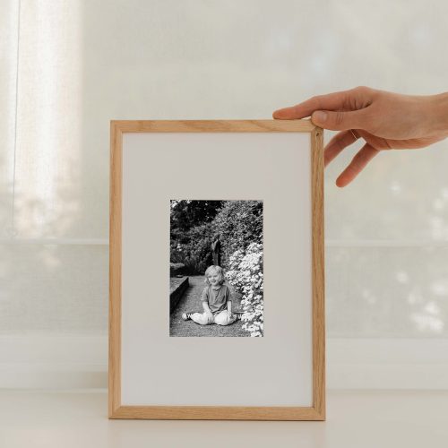 1+1 GRATIS - Houten lijst + passe-partout en jouw foto